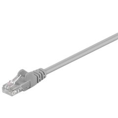 CAT 5e cavo patch, U/UTP, grigio, 30 m WE68372 Goobay