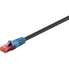 CAT 6 cavo patch per uso esterno, U/UTP, nero WE94389 Goobay
