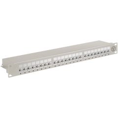 CAT 6a pannello patch da 19 pollici (48,3 cm), 24 porte (1 U) WE90855 Goobay