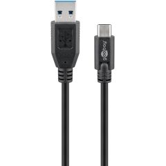 Cavo di ricarica da USB-C a USB A 3.0 con sincronizzazione e ricarica Super Speed WE73141 Goobay