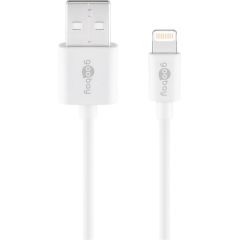 Cavo di ricarica e sincronizzazione USB Lightning, 0,5 m, bianco WE72905 Goobay