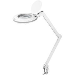 LED lampada d'ingrandimento con morsetto, 9 W, bianco WE60362 Goobay