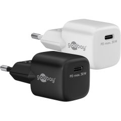 Caricatore rapido USB-C PD GaN Nano (30 W) nero WE59715 Goobay