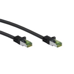 Cavo patch RJ45 con cavo grezzo CAT 8.1 S/FTP, AWG 26, nero WE61099 Goobay