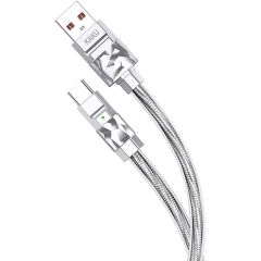 Cavo per alimentazione e sincronizzazione USB Type-C 1m 65W grigio KSC-956 F4650 Kakusiga