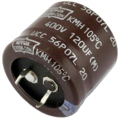 Condensatore elettrolitico 120uF 400V Snap-In C9095 