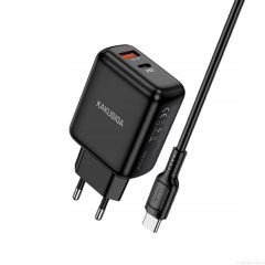 Caricabatterie ricarica rapida con cavo USB Type C 1m 30W KSC-670 F4645 Kakusiga