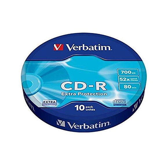 Verbatim CD-R 80min Extra Protection - Confezione da 10 pezzi H103 
