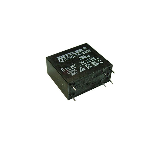 Relè 24V DPST - AZ733W-2A-24DE - ZETTLER EL965 