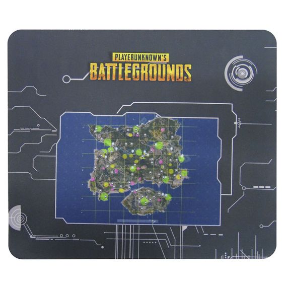 Tappetino Mouse 29x25cm PlayerUnknown's Battlegrounds Mappa P1135 