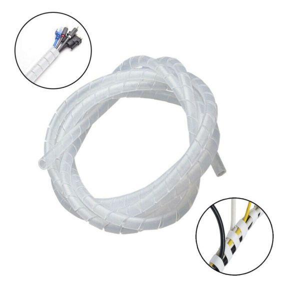 Guaina spirale raccogli cavi 6-55mm - 10 metri EL1272 