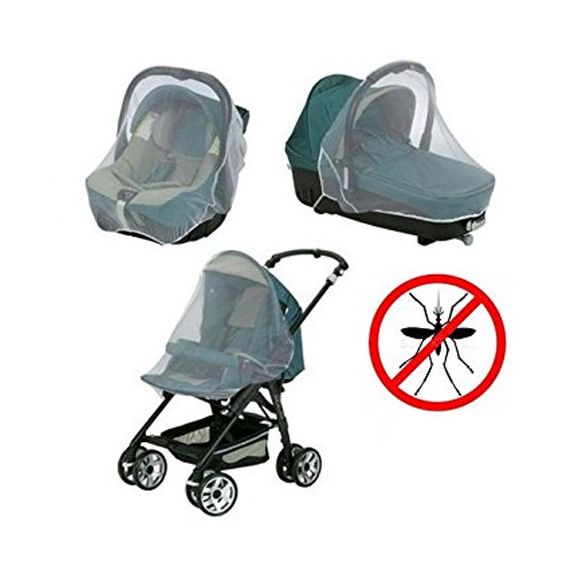 Zanzariera universale 3in1 per passeggino navicelle seggioloni auto 140x90cm ED5298 