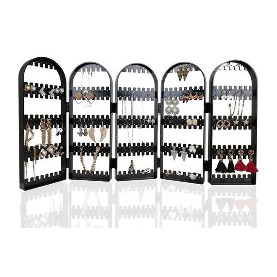 Espositore a fisarmonica per orecchini 5 ante 300 posti N155 