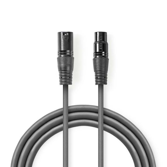Cavo audio bilanciato XLR a 3 pin maschio-femmina 1.5m ND2370 Nedis