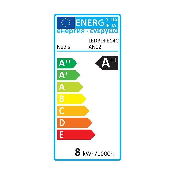 Lampada LED retrò regolabile a filamento E14 | Candela | 4.8 W | 470 lm ND202 