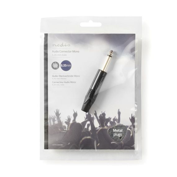Connettore Audio Mono Maschio da 6,35mm ND3802 Nedis