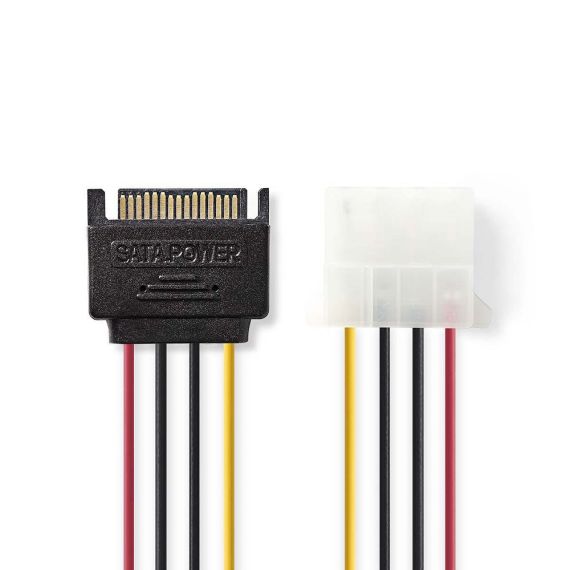 Cavo di alimentazione interno SATA a 15 pin maschio-Molex femmina 0,15m Differenti ND3880 Nedis