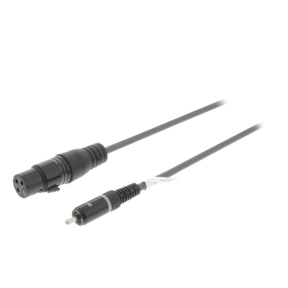 XLR Monocavo XLR 3p (Femmina) - RCA Maschio 1.5 m Sweex SX572 Sweex