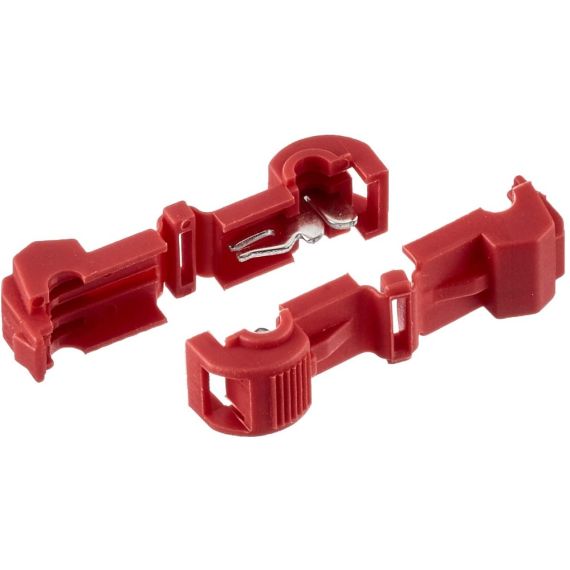 Morsetto di collegamento per filo a T rosso 100pz EL2260 FATO