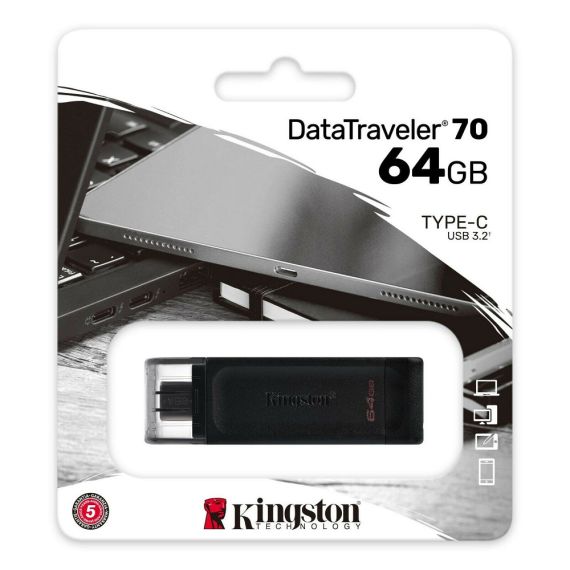 Chiavetta pendrive USB-C 64GB Kingston WB329 Kingston