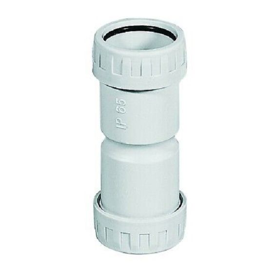 Manicotto stagno tubo-tubo in tecnopolimero IP65 Ø16mm ECMS16 EL3130 FAEG