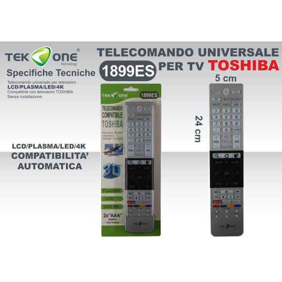 Telecomando universale compatibile Toshiba WB232 