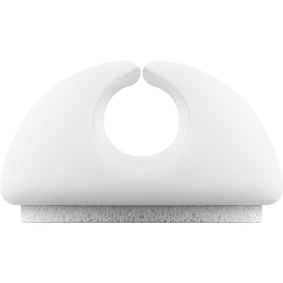 Clip fissacavo adesiva bianca diametro massimo 7,8 mm 5 pezzi P250 Goobay