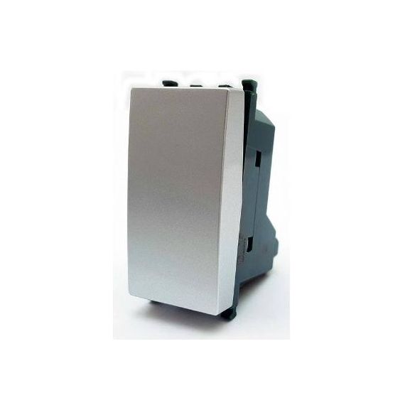 Deviatore unipolare 16A 250V grigio compatibile Vimar Plana EL2265 