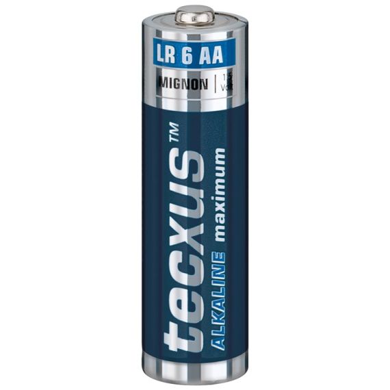 Batteria al manganese alcalino 1,5V  LR6/AA F1422 Tecxus