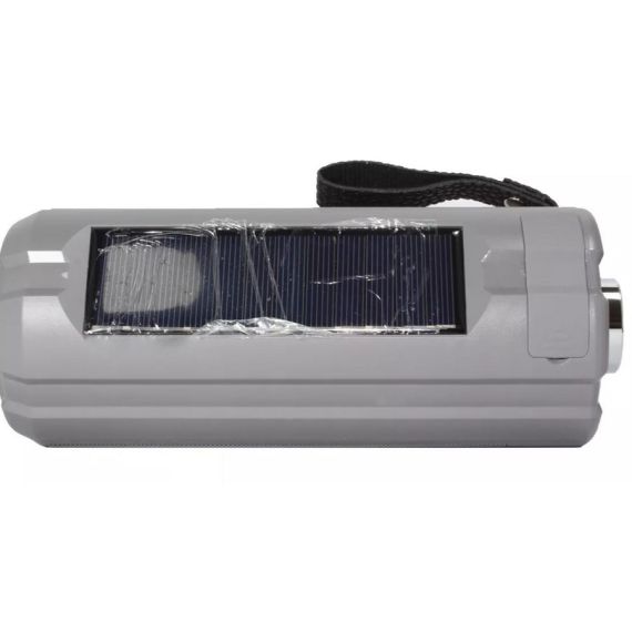 Altoparlante Bluetooth/USB/FM/LED 6W ricaricabile con pannello solare vari colori WB1638 