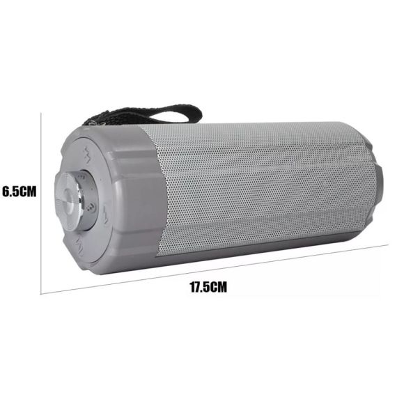 Altoparlante Bluetooth/USB/FM/LED 6W ricaricabile con pannello solare vari colori WB1638 
