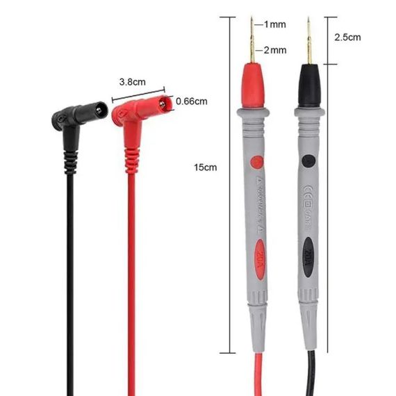 Puntali professionali per tester 1000V 20A 01105 