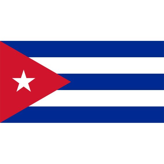 Bandiera Nazionale di Stato e da guerra Cuba 200x400cm FLAG015 