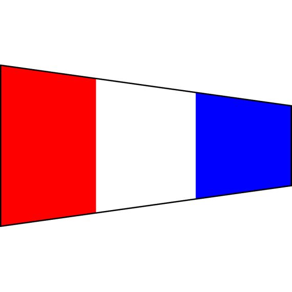 Pennello di segnalazione numerica "3" Terrathree 100x340cm FLAG144 