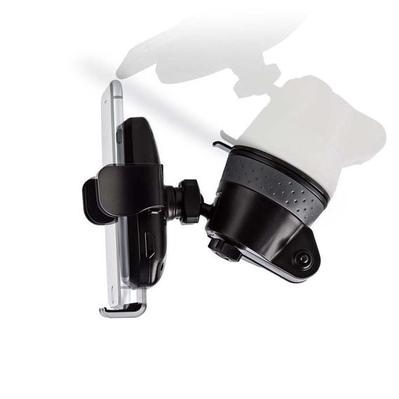 Caricabatteria da auto wireless 2A 10W con funzione di chiusura automatica Nero ND9665 Nedis