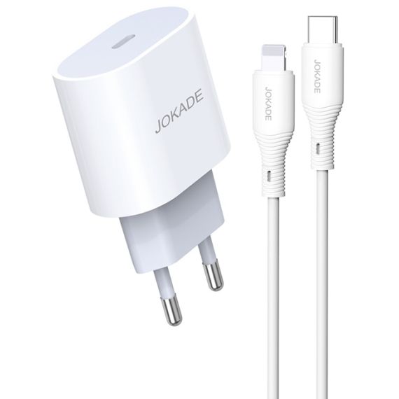 Alimentatore caricabatterie USB type C/Lightning 9V-2A/12V-1.67A PD25W JB010 F2170 Jokade