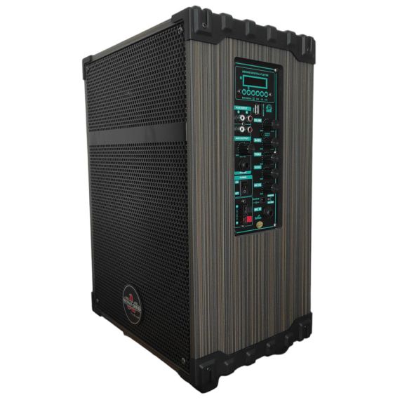 Cassa acustica portatile ricaricabile trolley 10" 80W Bluetooth/SD/USB D-10 