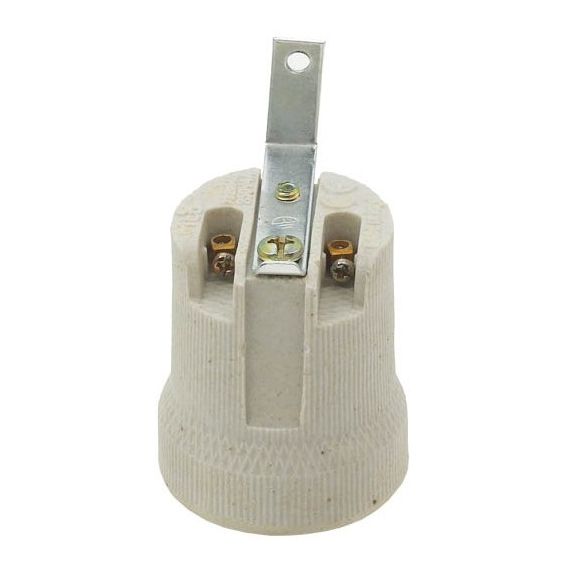 Portalampada E27 in porcellana Vito EL151 Vito