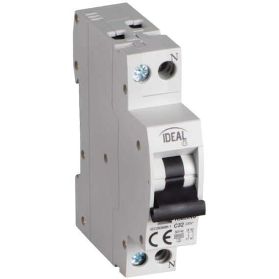 Interruttore magnetotermico 1P+N C32 32A Kanlux KA2084 Kanlux