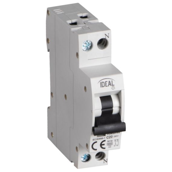 Interruttore magnetotermico 1P+N C20 20A Kanlux KA2118 Kanlux