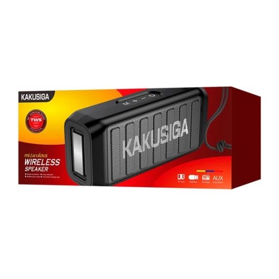 Altoparlante Bluetooth ingressi AUX/USB/Scheda SD Radio FM nero KSC-606 F2520 Kakusiga