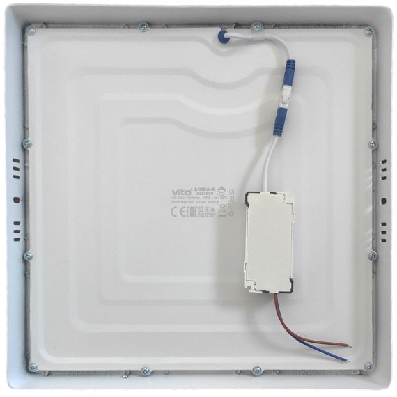 Pannello LED da parete 280x280 24W 2256Lm 3000K luce calda EL4070 Vito