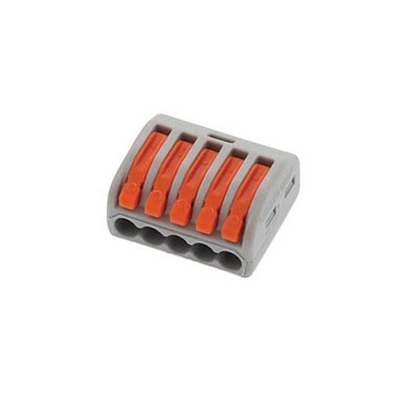 Morsettiera 5 poli 32A 450V 0,5-4mm EL1495 Vito