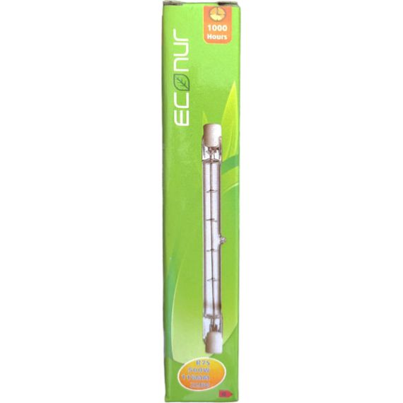 Lampadina alogena R7S 500W 118MM 2800K luce calda EL313 Vito