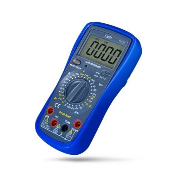 Multimetro digitale con puntali e sonde di temperatura U1110 Geti