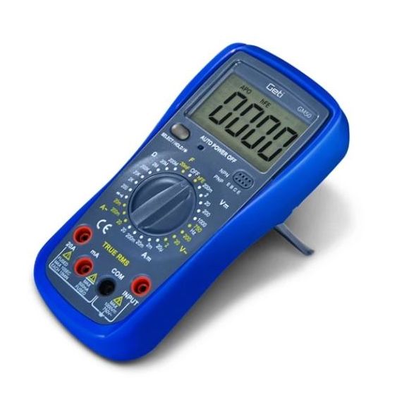 Multimetro digitale con puntali e sonde di temperatura U1110 Geti