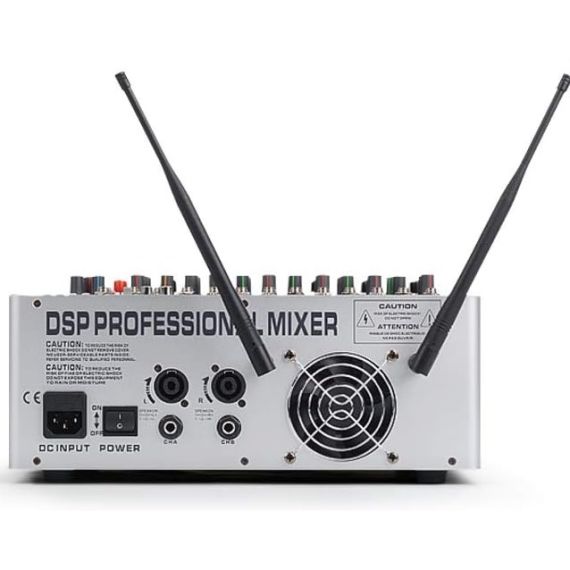 Mixer professionale 7 canali con Bluetooth e microfoni wireless SP6900 