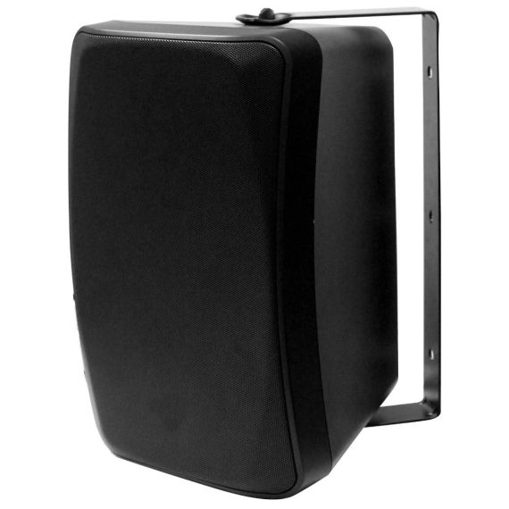 Cassa acustica nera da parete 2 vie 8" 80W 70/100V W286 