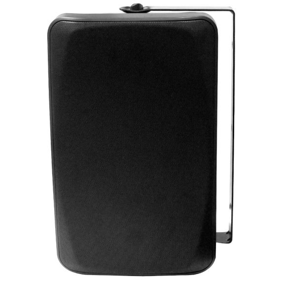 Cassa acustica nera da parete 2 vie 8" 80W 70/100V W286 