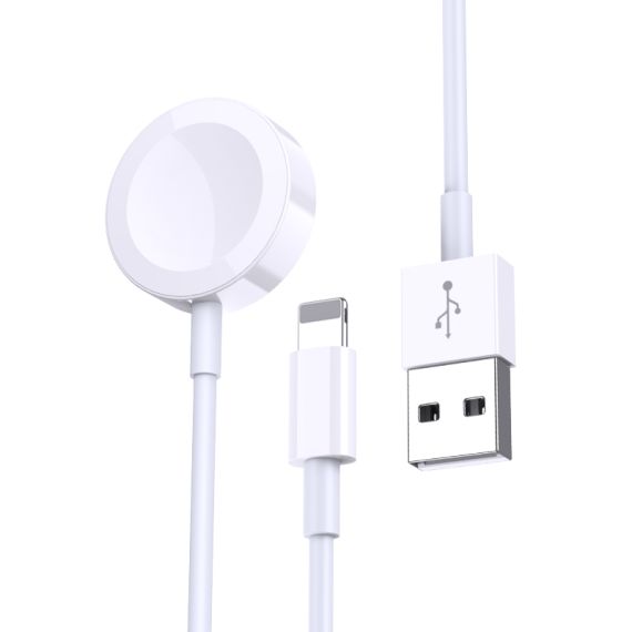 Caricabatterie 2in1 USB Ligtning per iPhone e carica wireless per iWatch F2990 Jokade